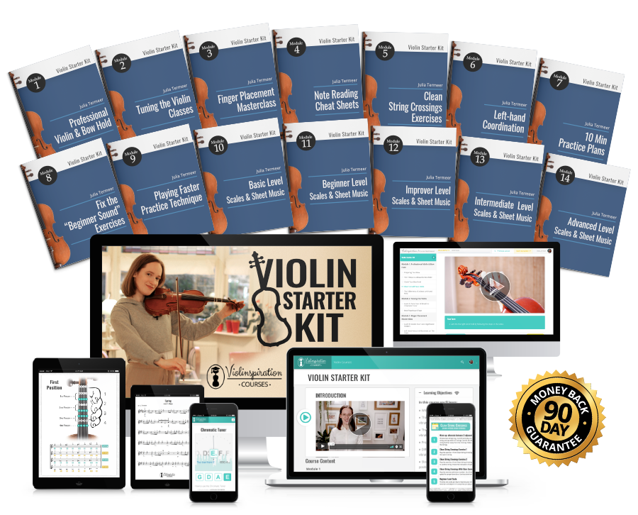 Everything included in the Violin Starter Kit